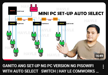 GANITO ANG SET-UP NG PC VERSION NG PISOWIFI WITH AUTO SELECT SWITCH